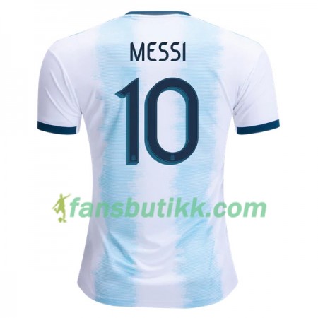 Fotballdrakt Argentina MESSI 10 Hjemmetrøye Copa América 2019 Kortermet